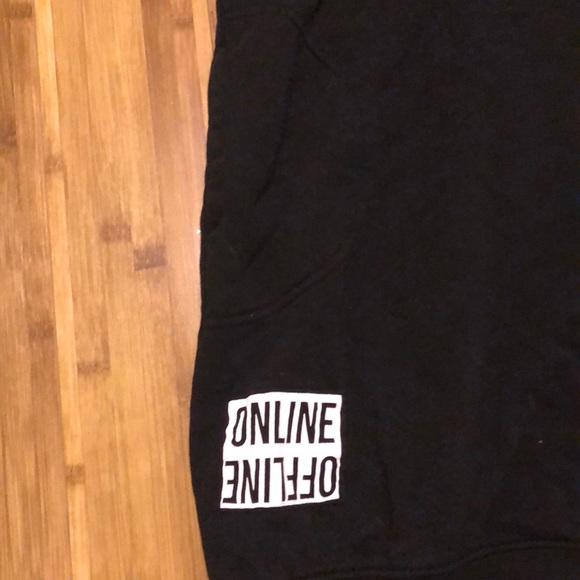 Divided Hooded Sweater Dress - Picture 2 of 4